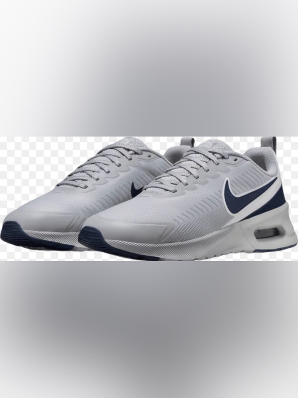 Nike Gray & Navy Men's Running Sneakers